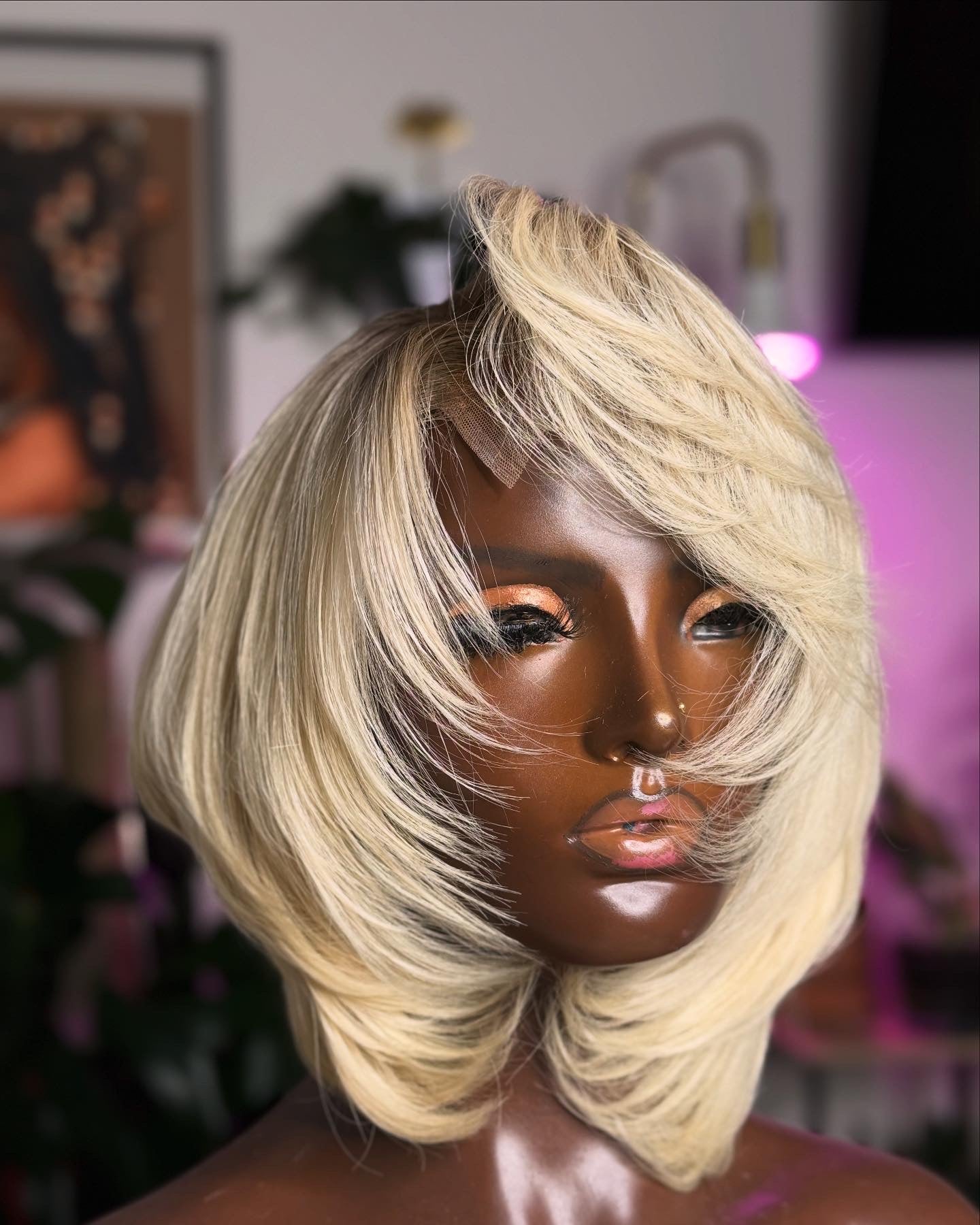 Jacki-Blonde Layered Wig