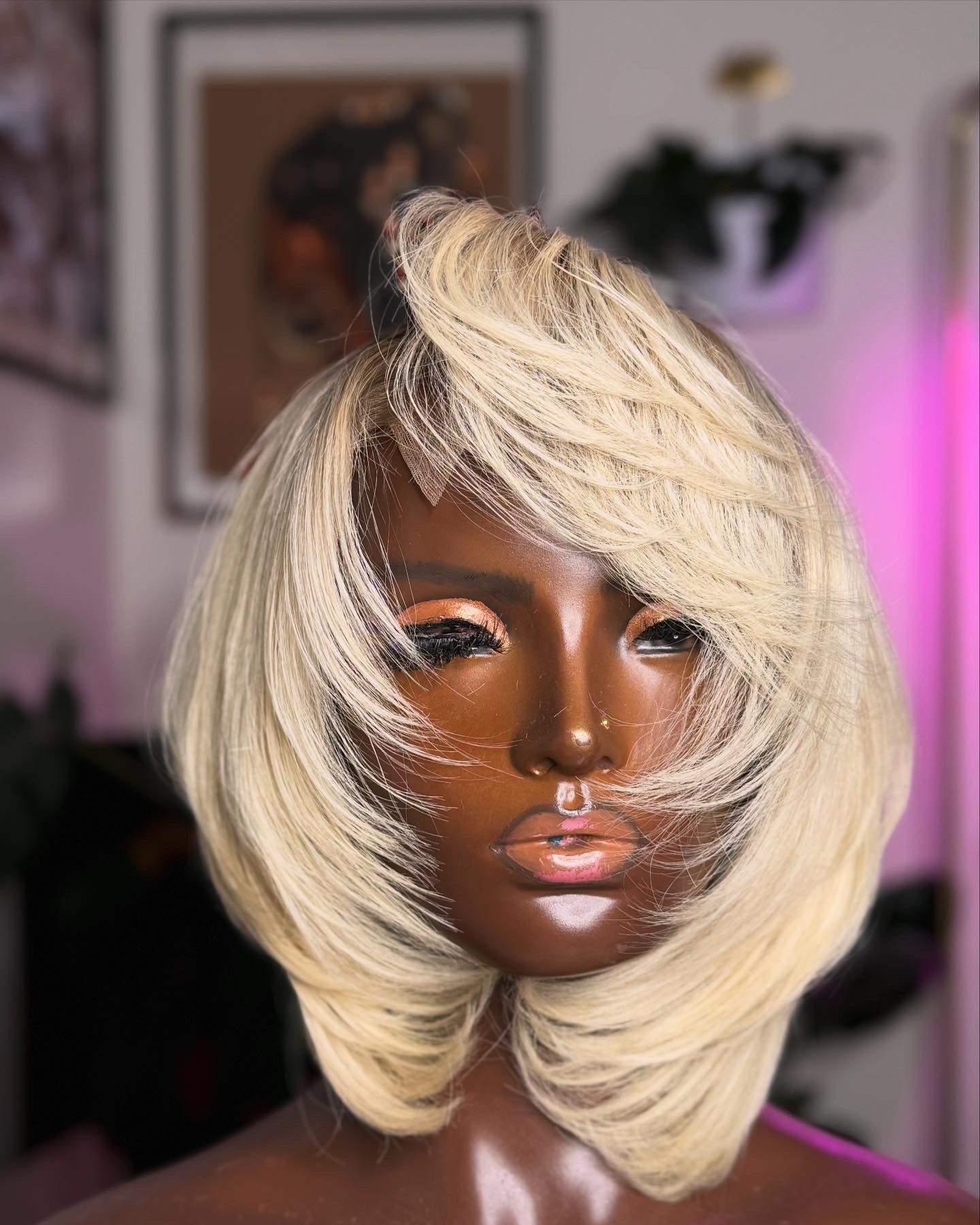 Jacki-Blonde Layered Wig