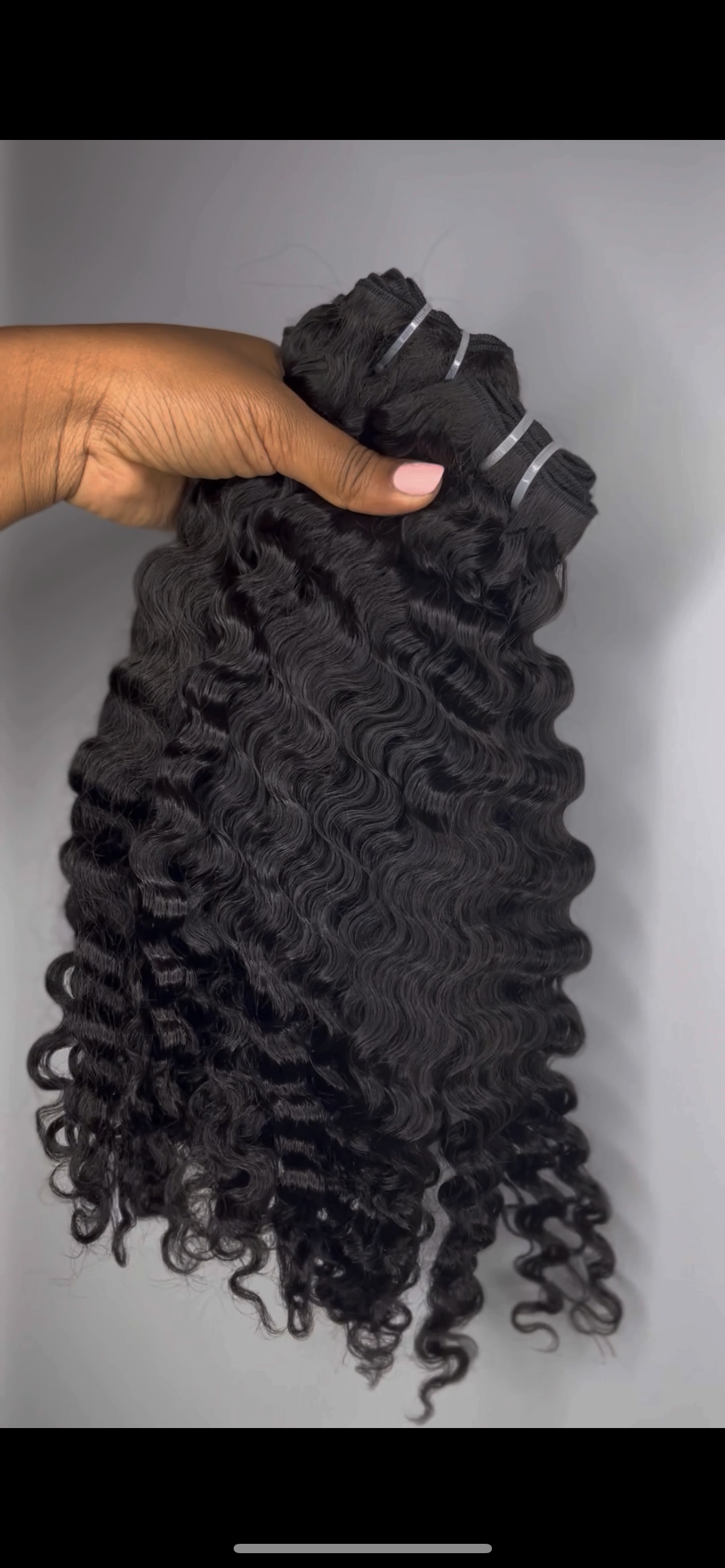 Burmese curly bundles