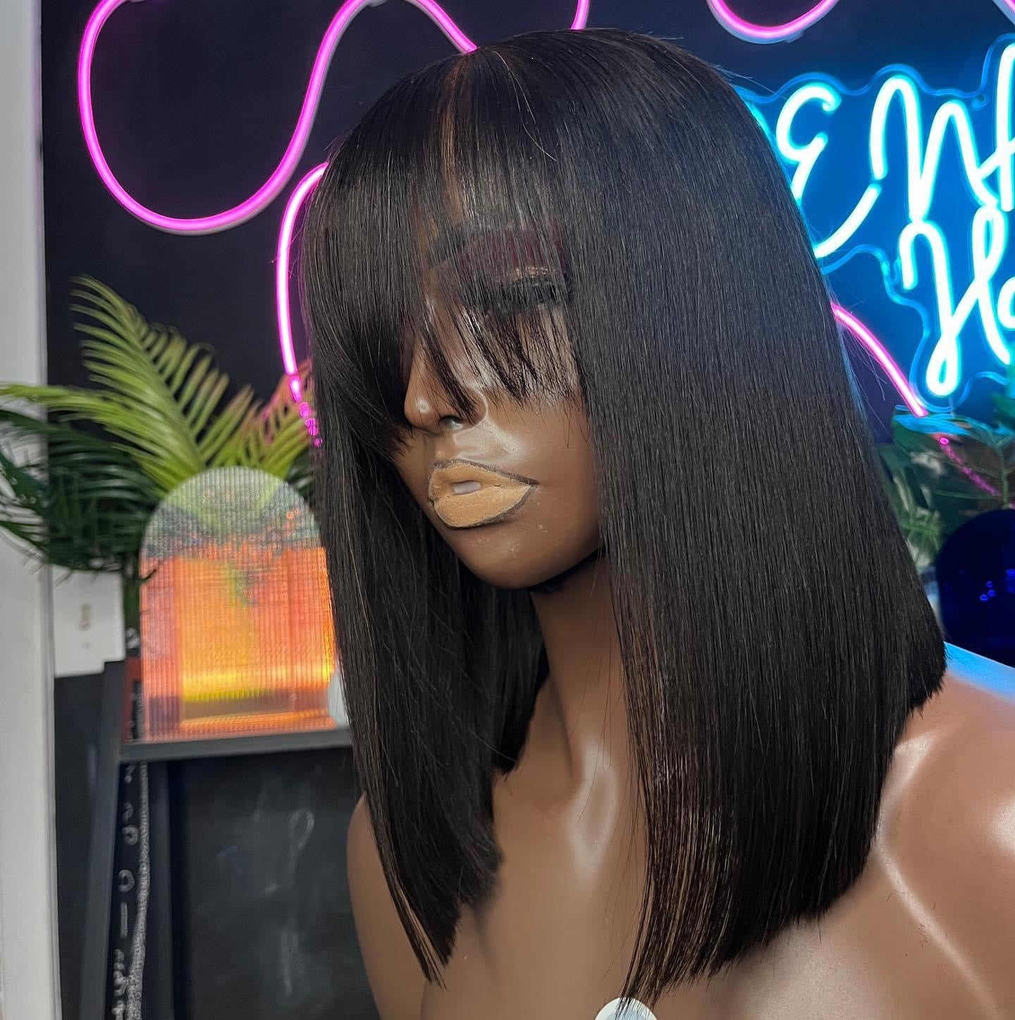 Jacky-Human Hair Wig